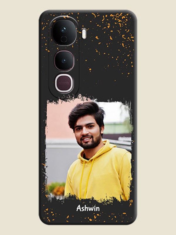 Custom Spray Free Design on Photo On Space Black Custom Soft Matte Mobile Back Cover - Vivo Y400 Pro 5G