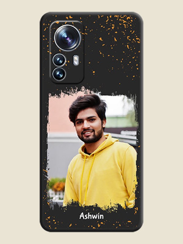Custom Spray Free Design on Photo on Space Black Soft Matte Phone Cover - Xiaomi 12 Pro 5G