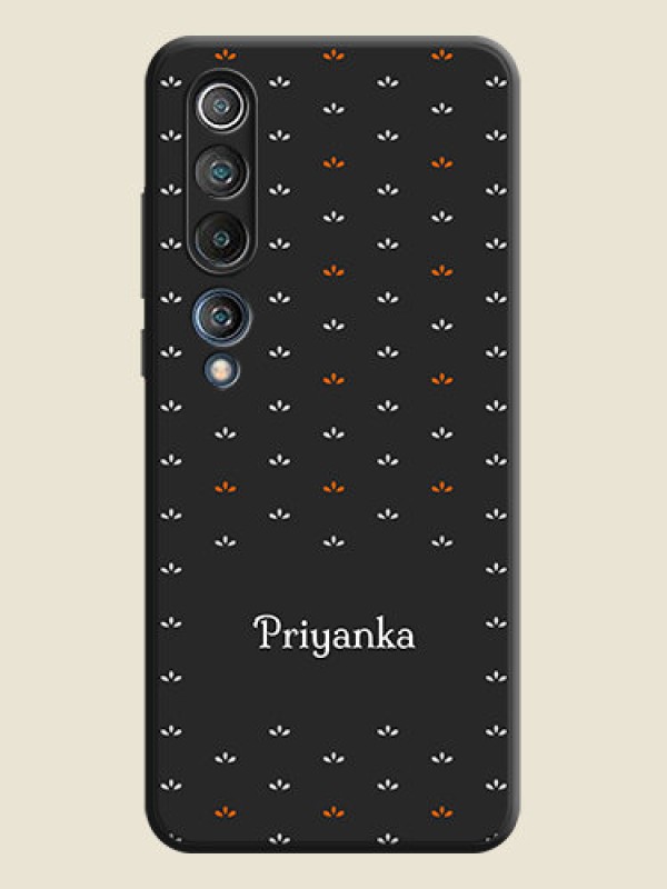 Custom Simple Pattern With Custom Text On Space Black Personalized Soft Matte Phone Covers -Xiaomi Mi 10 5G