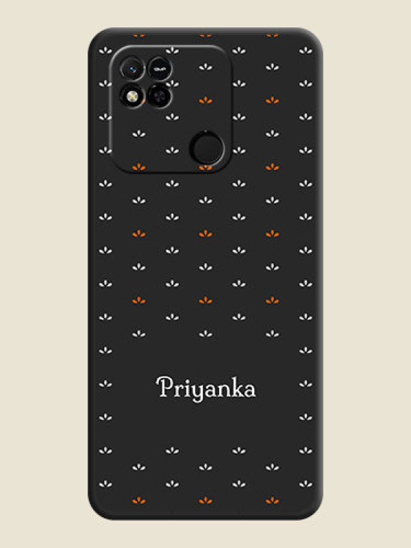 Custom Simple Pattern With Custom Text On Space Black Personalized Soft Matte Phone Covers -Xiaomi Redmi 10A Sport
