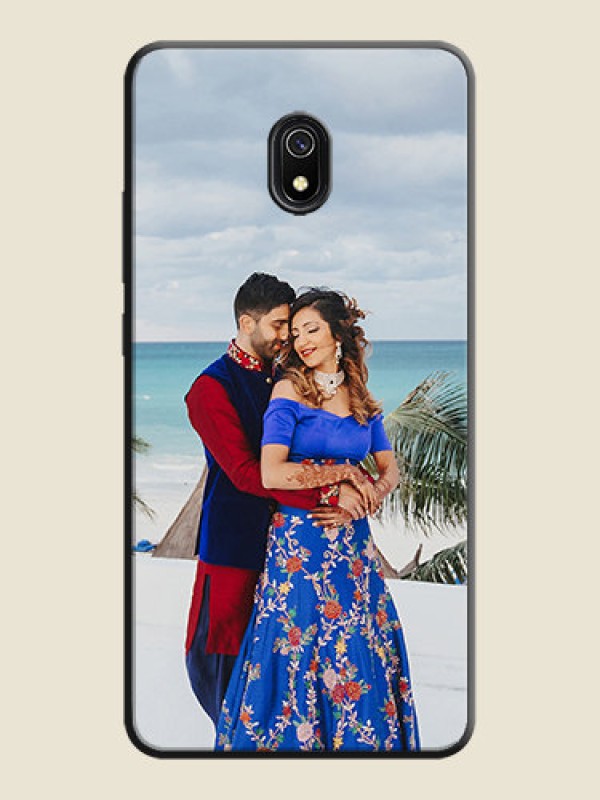 Custom Full Single Pic Upload On Space Black Personalized Soft Matte Phone Covers -Xiaomi Redmi 8A