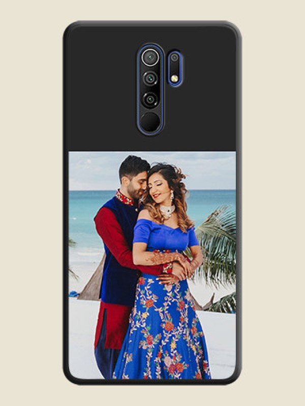 Custom Image Upload With Space Black Color On Custom Soft Matte Mobile Back Cover - Xiaomi Redmi 9 Prime