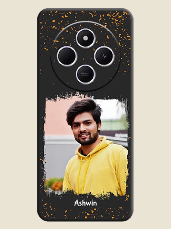 Custom Spray Free Design on Photo On Space Black Custom Soft Matte Mobile Back Cover - Xiaomi Redmi A4 5G