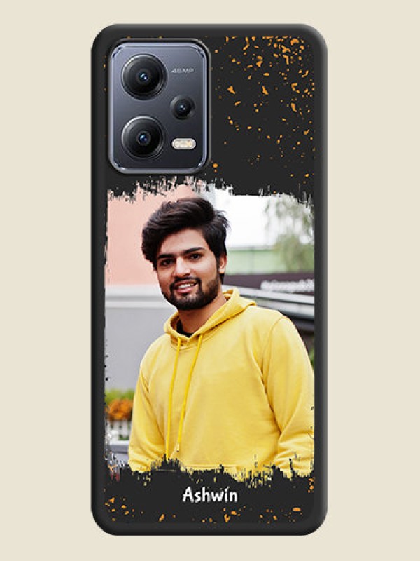 Custom Spray Free Design on Photo on Space Black Soft Matte Phone Cover - Xiaomi Redmi Note 12 Pro Plus 5G