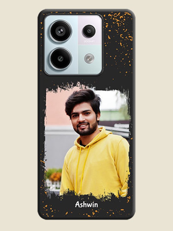 Custom Spray Free Design - Photo on Space Black Soft Matte Phone Cover - Redmi Note 13 Pro 5G