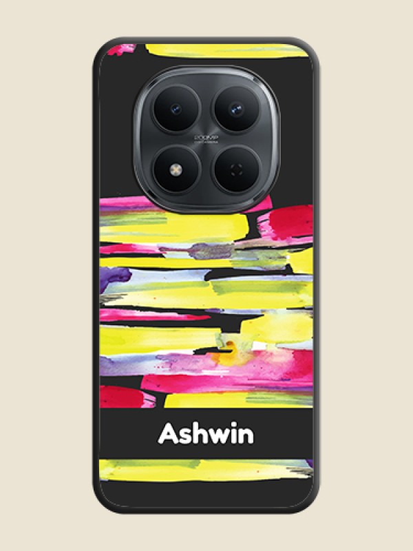 Custom Brush Coloured On Space Black Custom Soft Matte Mobile Back Cover - Xiaomi Redmi Note 15 Pro 5G