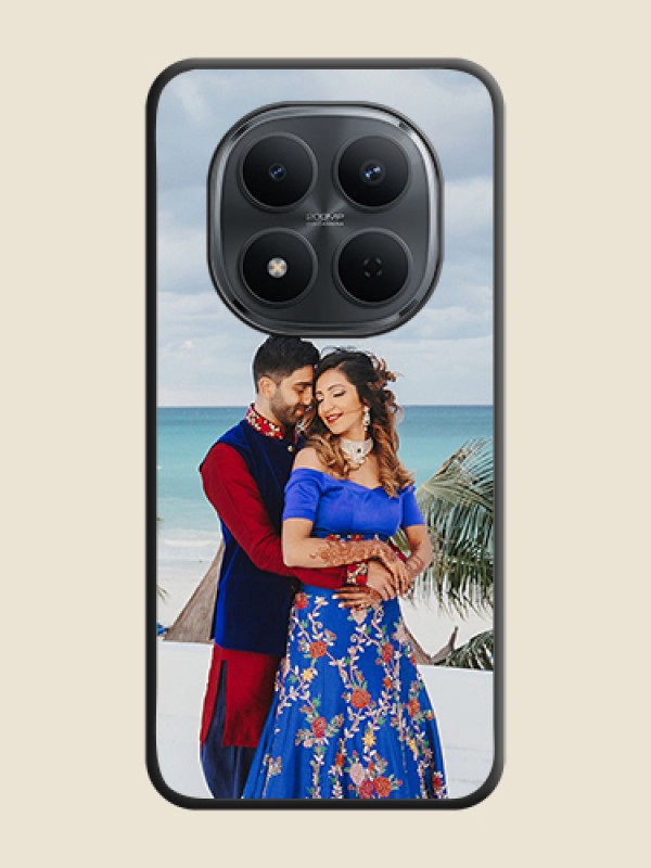Custom Full Single Pic Upload On Space Black Custom Soft Matte Mobile Back Cover - Xiaomi Redmi Note 15 Pro 5G