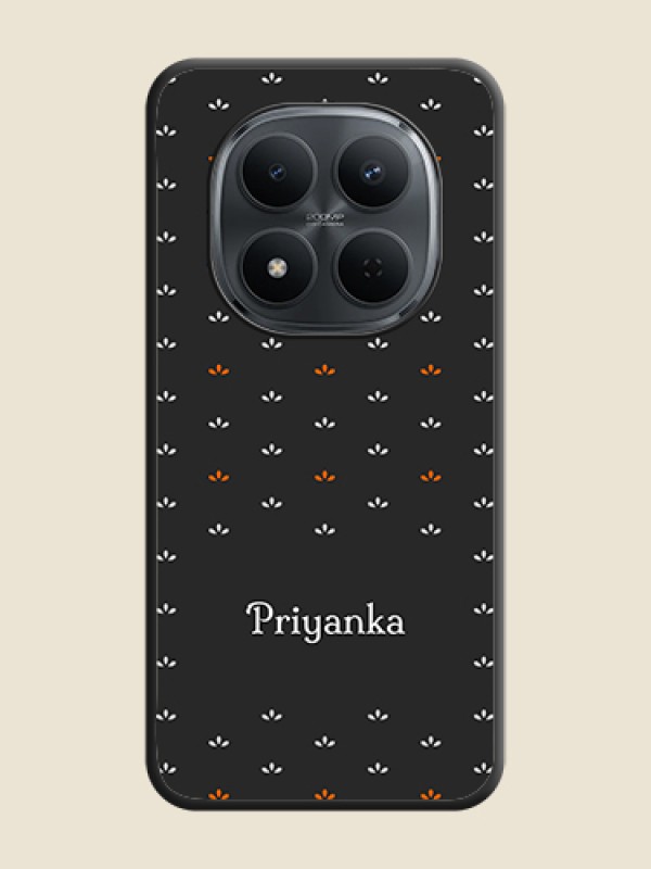 Custom Simple Pattern With Custom Text On Space Black Custom Soft Matte Mobile Back Cover - Xiaomi Redmi Note 15 Pro 5G