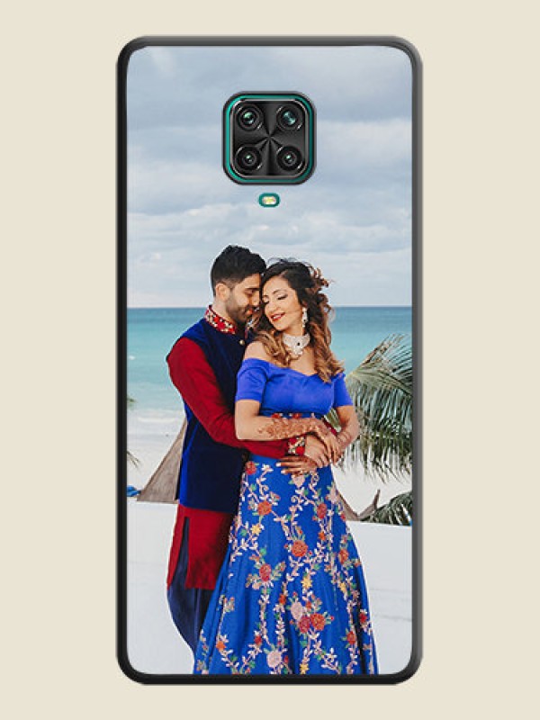 Custom Full Single Pic Upload On Space Black Personalized Soft Matte Phone Covers -Xiaomi Redmi Note 9 Pro