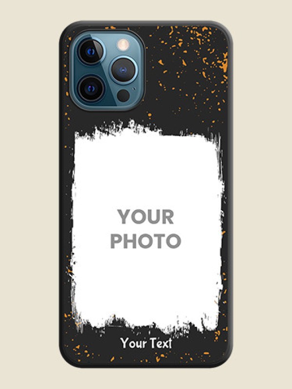 Custom Spray Free Design on Photo on Space Black Soft Matte Phone Cover - iPhone 12 Pro - alternate view