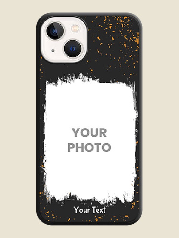 Custom Spray Free Design on Photo on Space Black Soft Matte Phone Cover - Apple iPhone 14 - alternate view