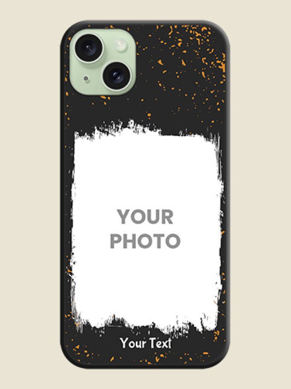 Custom Spray Free Design - Photo on Space Black Soft Matte Phone Cover - iPhone 15 Plus - alternate view