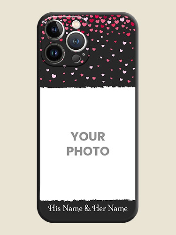 Custom Fall in Love with Your Partner - Photo on Space Black Soft Matte Phone Cover - iPhone 15 Pro Max - alternate view