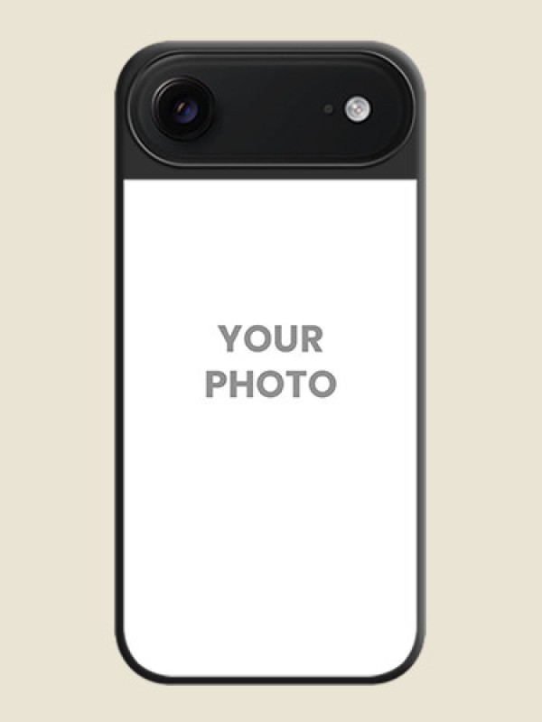 Custom Full Single Pic Upload On Space Black Custom Soft Matte Mobile Back Cover - Apple iPhone 17 Air - alternate view