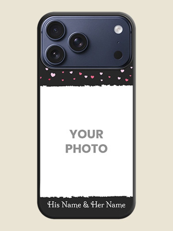 Custom Fall in Love with Your Partner on Photo On Space Black Custom Soft Matte Mobile Back Cover - Apple iPhone 17 Pro Max - alternate view