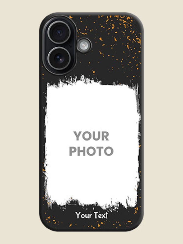 Custom Spray Free Design on Photo On Space Black Custom Soft Matte Mobile Back Cover - Apple iPhone 17 - alternate view