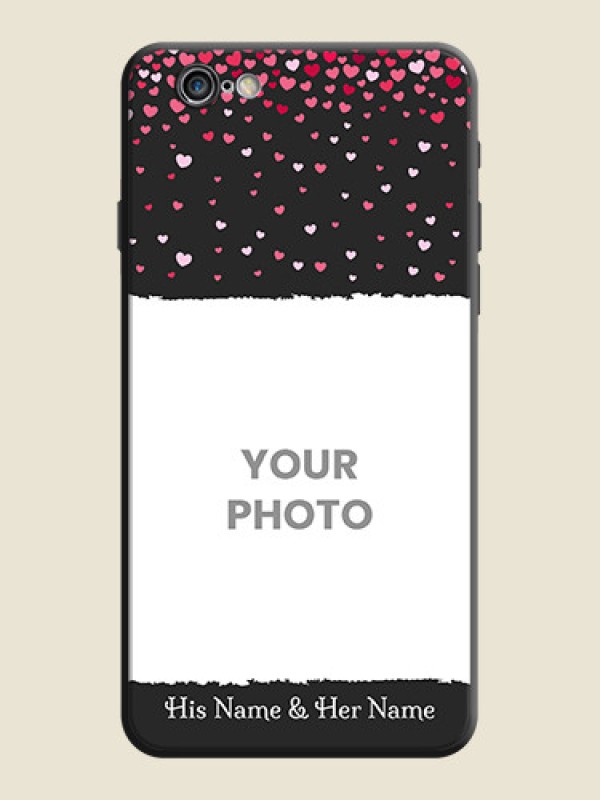Custom Fall in Love with Your Partner  - Photo on Space Black Soft Matte Phone Cover - iPhone 6 Plus - alternate view