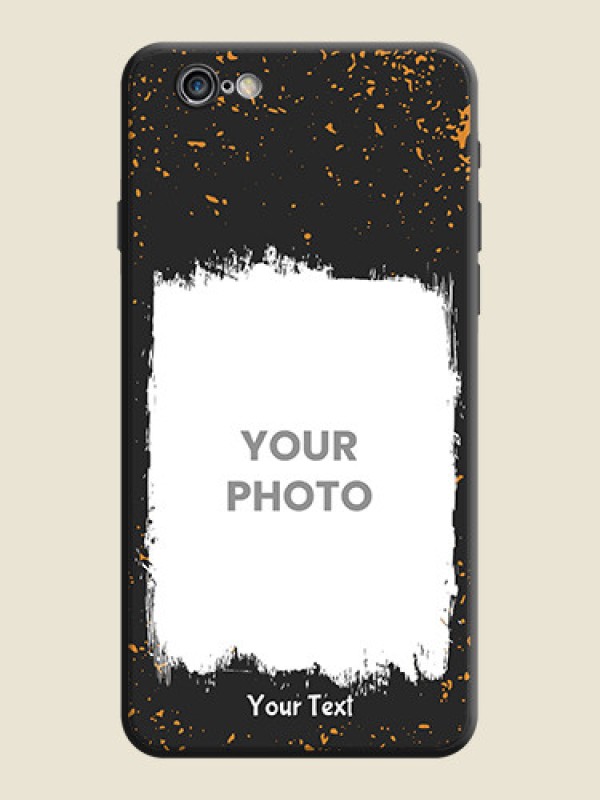 Custom Spray Free Design - Photo on Space Black Soft Matte Phone Cover - iPhone 6 Plus - alternate view
