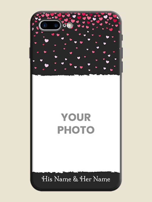 Custom Fall in Love with Your Partner  - Photo on Space Black Soft Matte Phone Cover - iPhone 8 Plus - alternate view