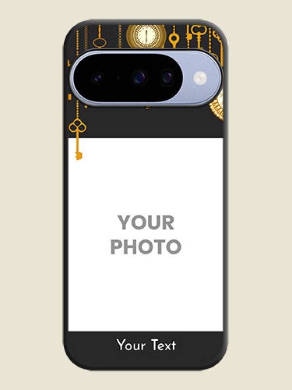 Custom Decorative Design with Text On Space Black Custom Soft Matte Mobile Back Cover - Google Pixel 10 5G - alternate view