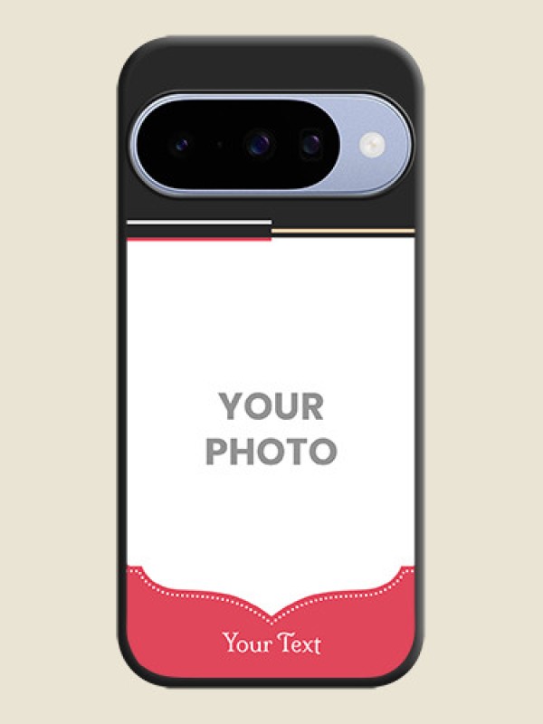 Custom Classic Plain Design with Name On Space Black Custom Soft Matte Mobile Back Cover - Google Pixel 10 5G - alternate view