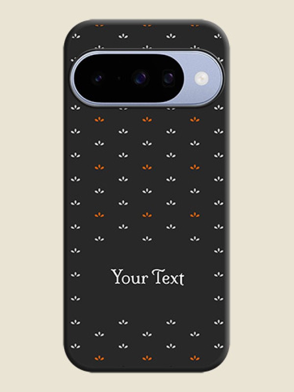 Custom Simple Pattern With Custom Text On Space Black Custom Soft Matte Mobile Back Cover - Google Pixel 10 5G - alternate view
