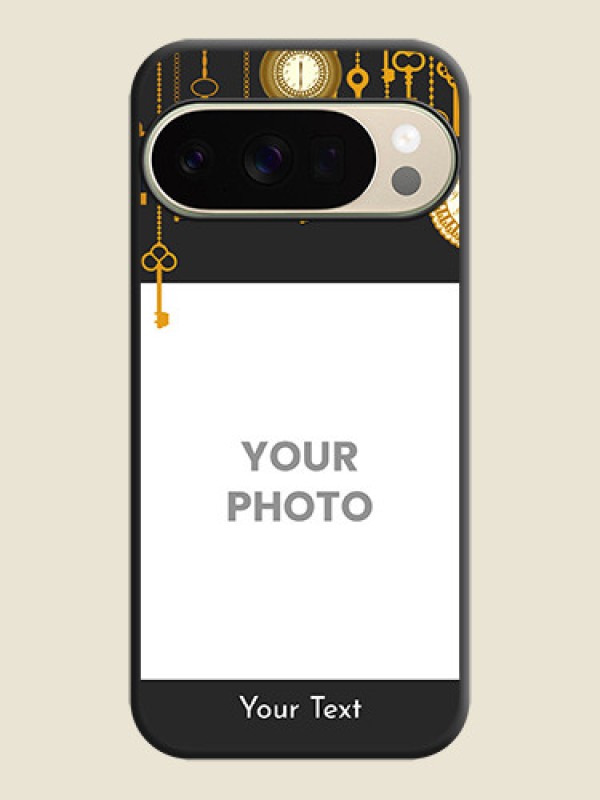 Custom Decorative Design with Text On Space Black Custom Soft Matte Mobile Back Cover - Google Pixel 10 Pro 5G - alternate view