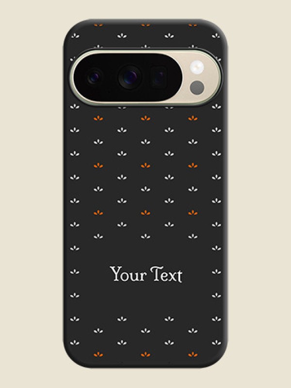 Custom Simple Pattern With Custom Text On Space Black Custom Soft Matte Mobile Back Cover - Google Pixel 10 Pro 5G - alternate view