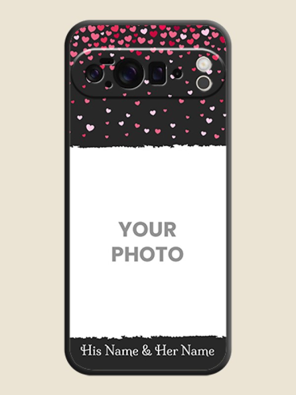 Custom Fall in Love with Your Partner on Photo On Space Black Custom Soft Matte Mobile Back Cover - Google Pixel 10 Pro XL 5G - alternate view