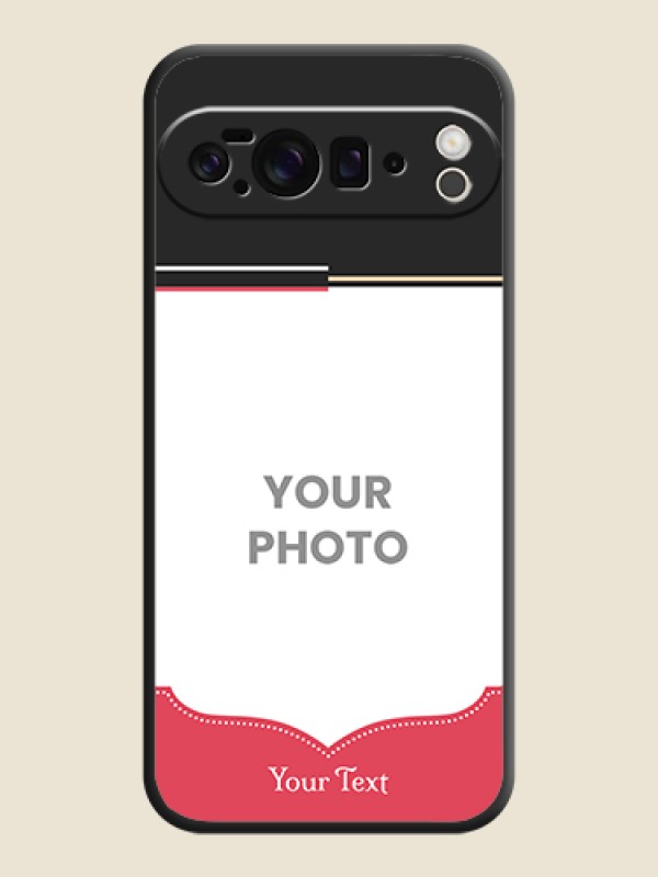 Custom Classic Plain Design with Name On Space Black Custom Soft Matte Mobile Back Cover - Google Pixel 10 Pro XL 5G - alternate view