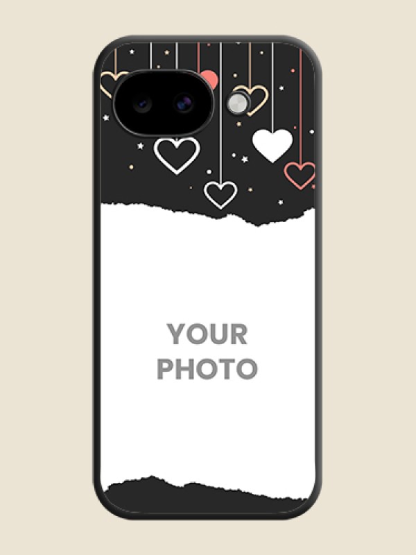 Custom Love Hangings with Splash Wave Picture On Space Black Custom Soft Matte Mobile Back Cover - Google Pixel 10A 5G - alternate view