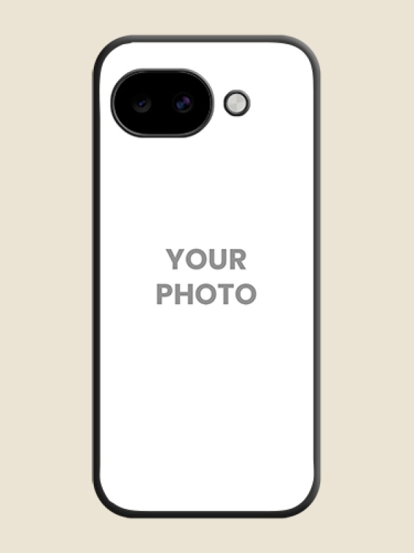 Custom Full Single Pic Upload On Space Black Custom Soft Matte Mobile Back Cover - Google Pixel 10A 5G - alternate view