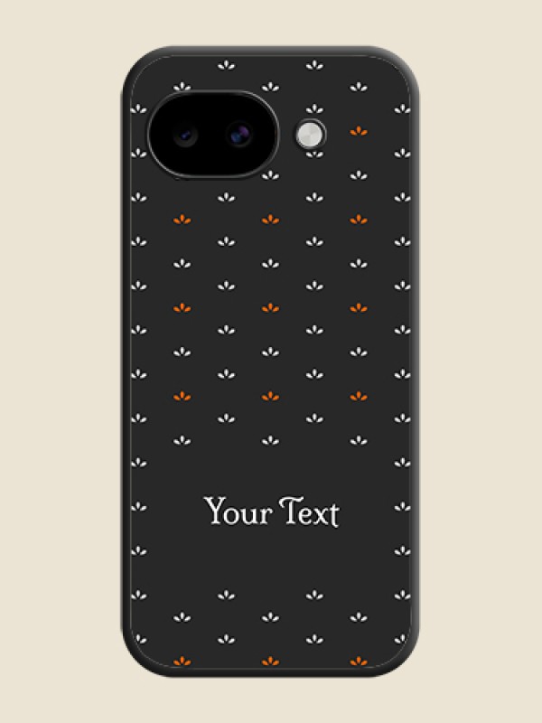 Custom Simple Pattern With Custom Text On Space Black Custom Soft Matte Mobile Back Cover - Google Pixel 10A 5G - alternate view