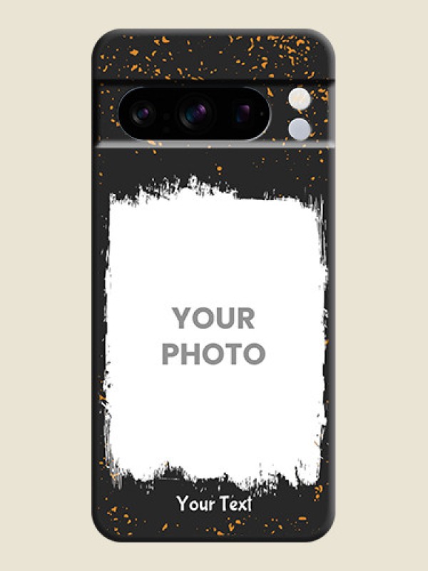 Custom Spray Free Design on Photo On Space Black Custom Soft Matte Mobile Back Cover - Pixel 8 Pro 5G - alternate view