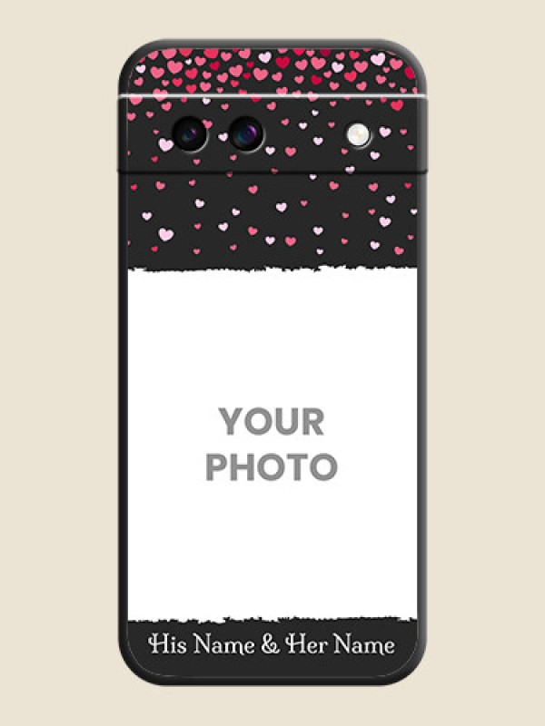 Custom Fall in Love with Your Partner on Photo On Space Black Custom Soft Matte Mobile Back Cover - Google Pixel 8A 5G - alternate view