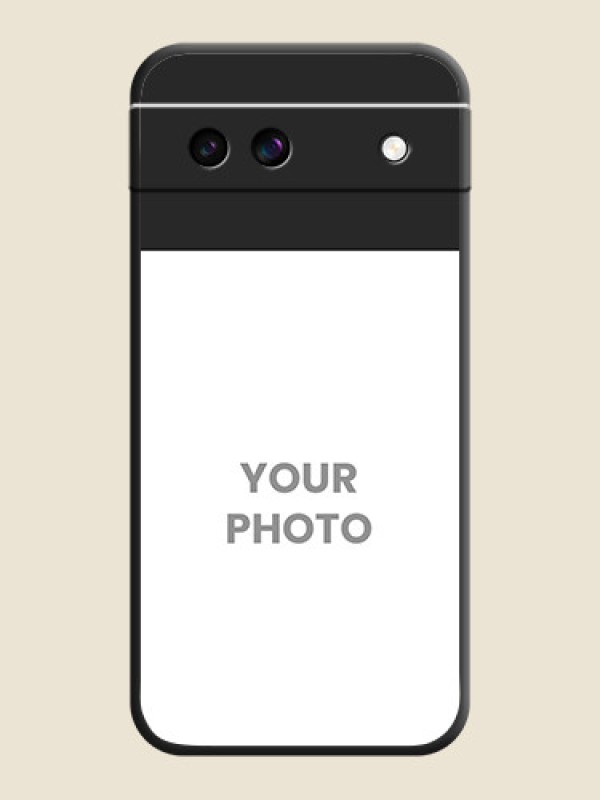Custom Image Upload With Space Black Color On Custom Soft Matte Mobile Back Cover - Google Pixel 8A 5G - alternate view
