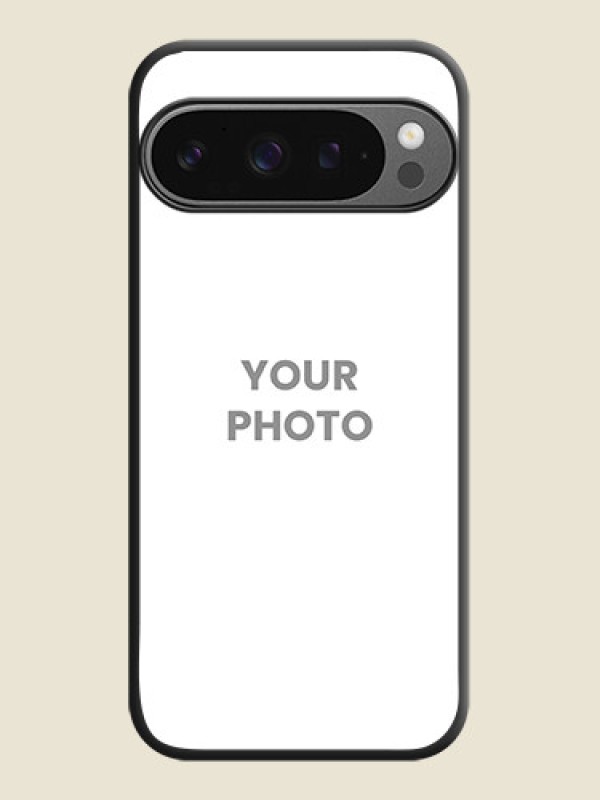 Custom Full Single Pic Upload On Space Black Custom Soft Matte Mobile Back Cover - Google Pixel 9 Pro 5G - alternate view