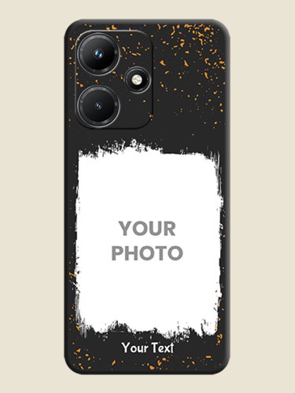 Custom Spray Free Design - Photo on Space Black Soft Matte Phone Cover - Infinix Hot 30I - alternate view