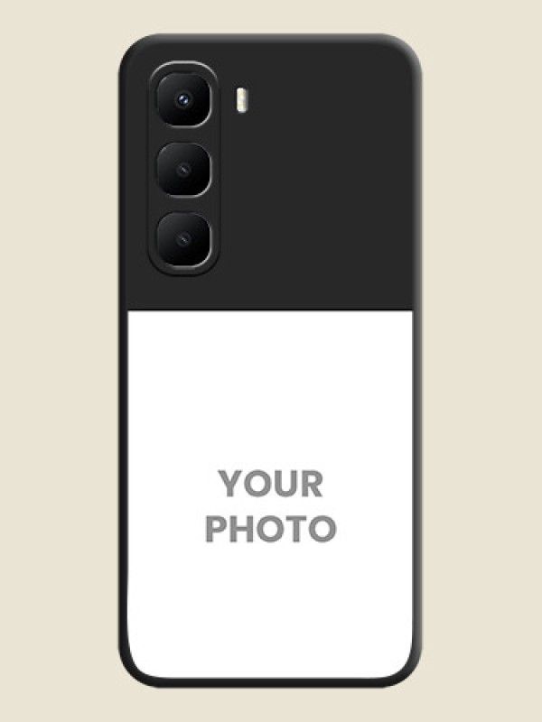 Custom Image Upload With Space Black Color On Custom Soft Matte Mobile Back Cover - Infinix Hot 60 5G - alternate view