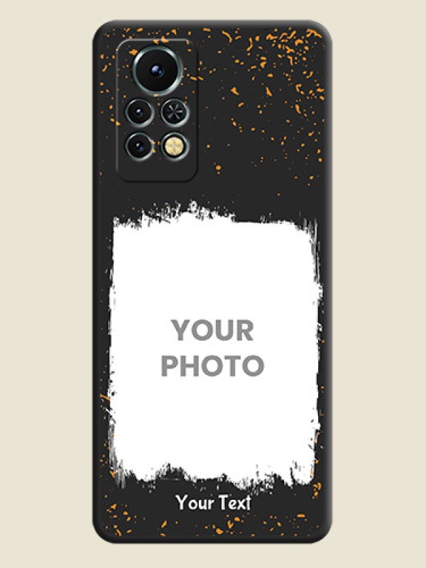 Custom Spray Free Design on Photo on Space Black Soft Matte Phone Cover - Infinix Note 11s - alternate view