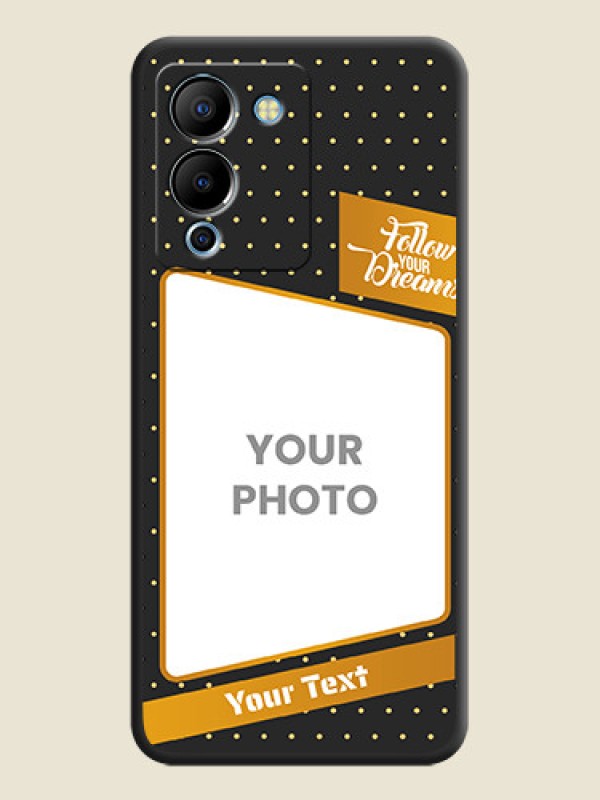 Custom Follow Your Dreams with White Dots on Space Black Custom Soft Matte Phone Cases - Infinix Note 12 Turbo - alternate view