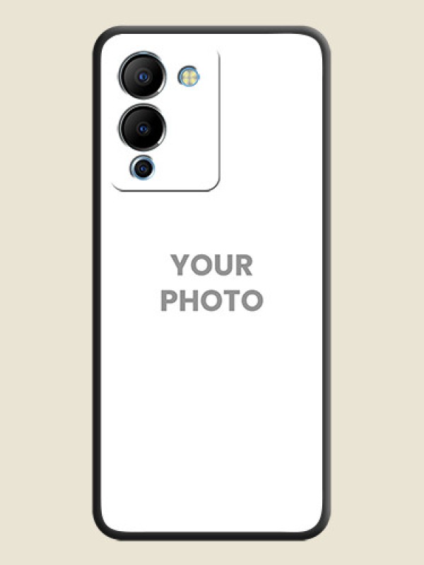 Custom Full Single Pic Upload On Space Black Personalized Soft Matte Phone Covers -Infinix Note 12 Turbo - alternate view