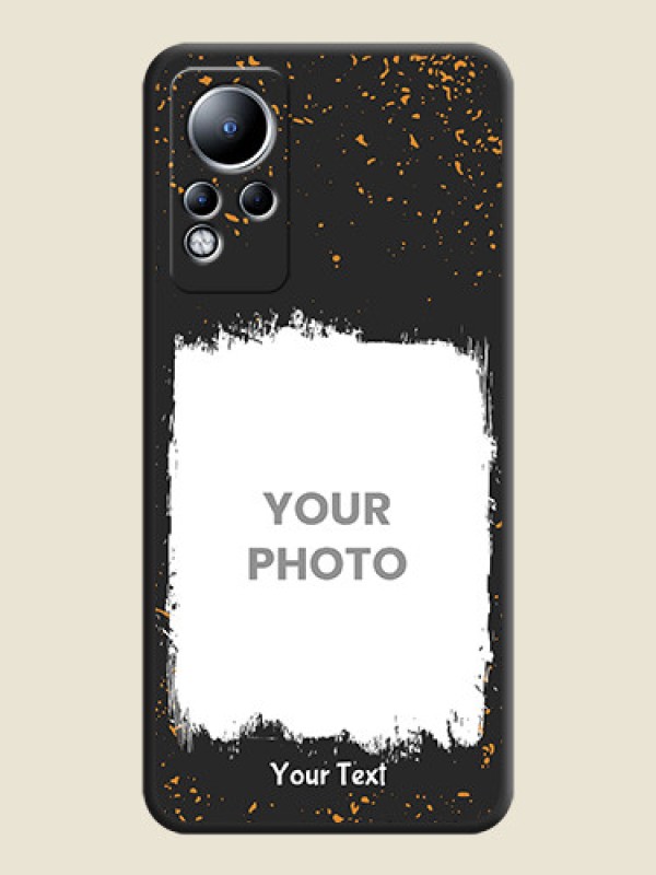 Custom Spray Free Design on Photo on Space Black Soft Matte Phone Cover - Infinix Note 12 - alternate view