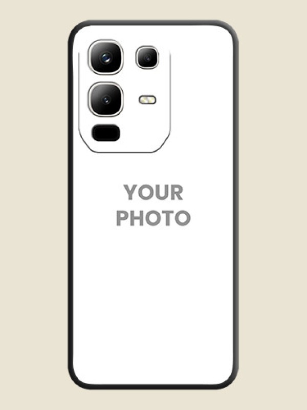 Custom Full Single Pic Upload On Space Black Custom Soft Matte Mobile Back Cover - Infinix Note 50x 5G - alternate view