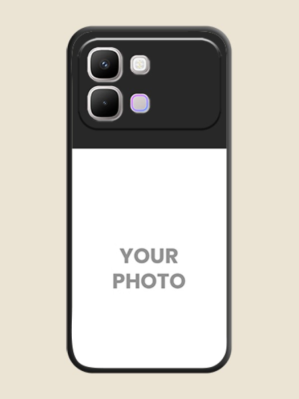 Custom Image Upload With Space Black Color On Custom Soft Matte Mobile Back Cover - Infinix Note Edge 5G - alternate view