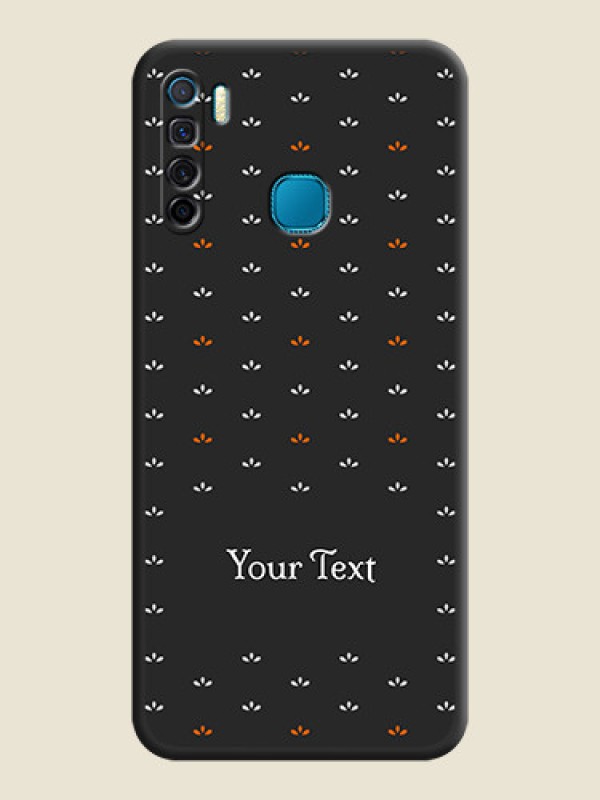 Custom Simple Pattern With Custom Text On Space Black Personalized Soft Matte Phone Covers -Infinix S5 Lite - alternate view