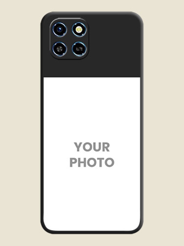 Custom Image Upload With Space Black Color On Custom Soft Matte Mobile Back Cover - Infinix Smart 6 Hd - alternate view