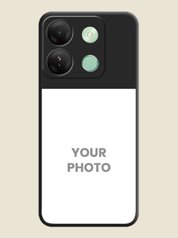 Custom Image Upload With Space Black Color On Custom Soft Matte Mobile Back Cover - Infinix Smart 7 Hd - alternate view