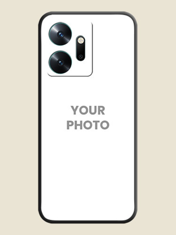 Custom Full Single Pic Upload On Space Black Personalized Soft Matte Phone Covers - Infinix Zero 20 - alternate view