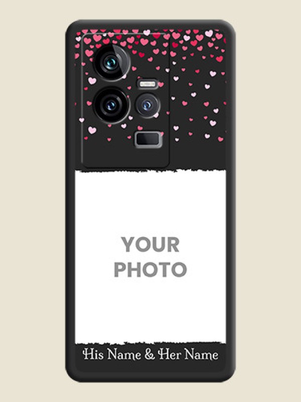 Custom Fall in Love with Your Partner  on Photo on Space Black Soft Matte Phone Cover - iQOO 11 5G - alternate view